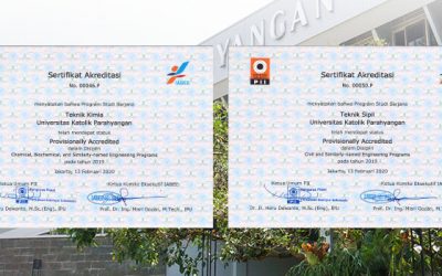 Teknik Sipil dan Teknik Kimia Unpar Raih Akreditasi IABEE